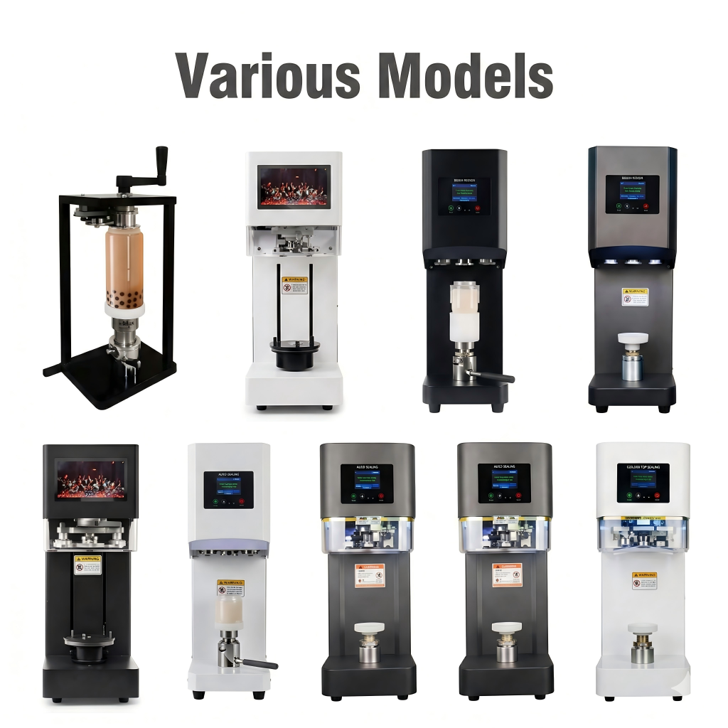 Range of Deepack can sealing machines