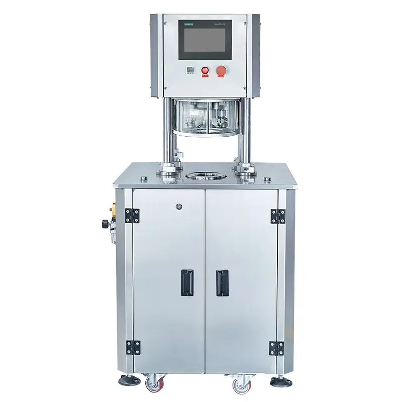 Semi-Auto Vacuum & Gas Nitrogen Flushing Round Can Seamer