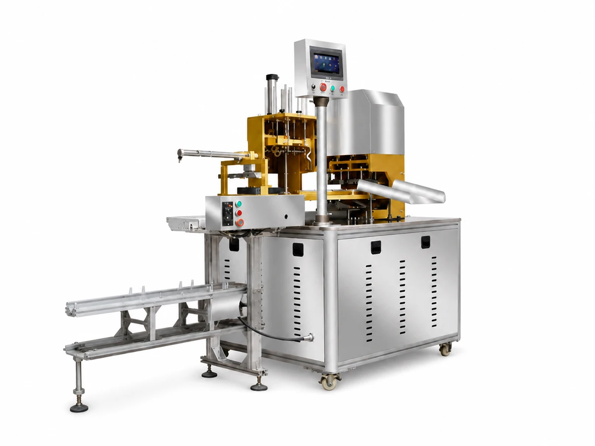Automatic tray sealing and packing system